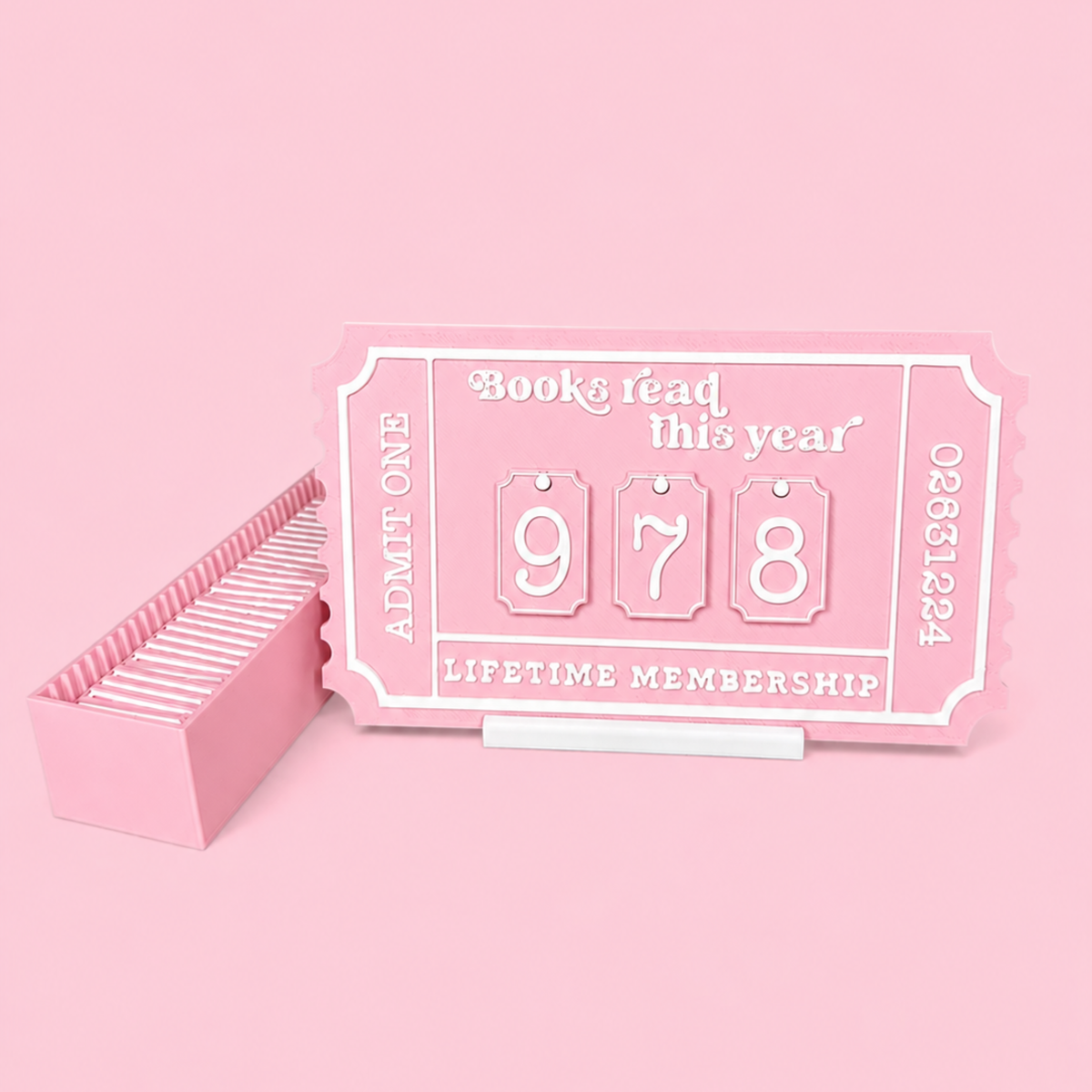 Bookish Ticket Reading Tracker