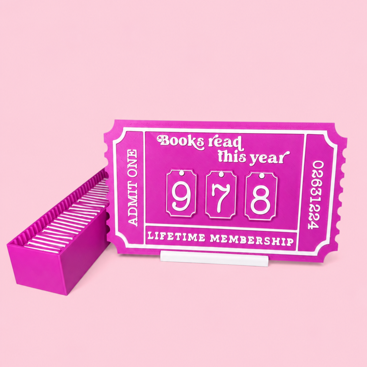 Bookish Ticket Reading Tracker