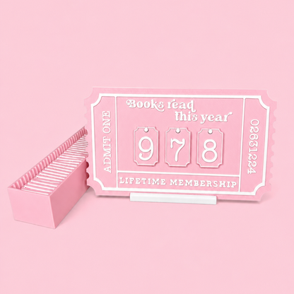 Bookish Ticket Reading Tracker