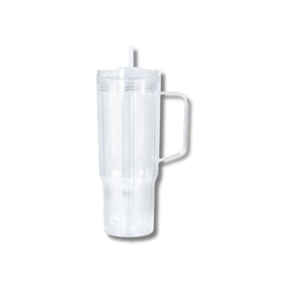 Snowglobe Glitter Cup Glass & Acrylic Tumbler - All Sizes