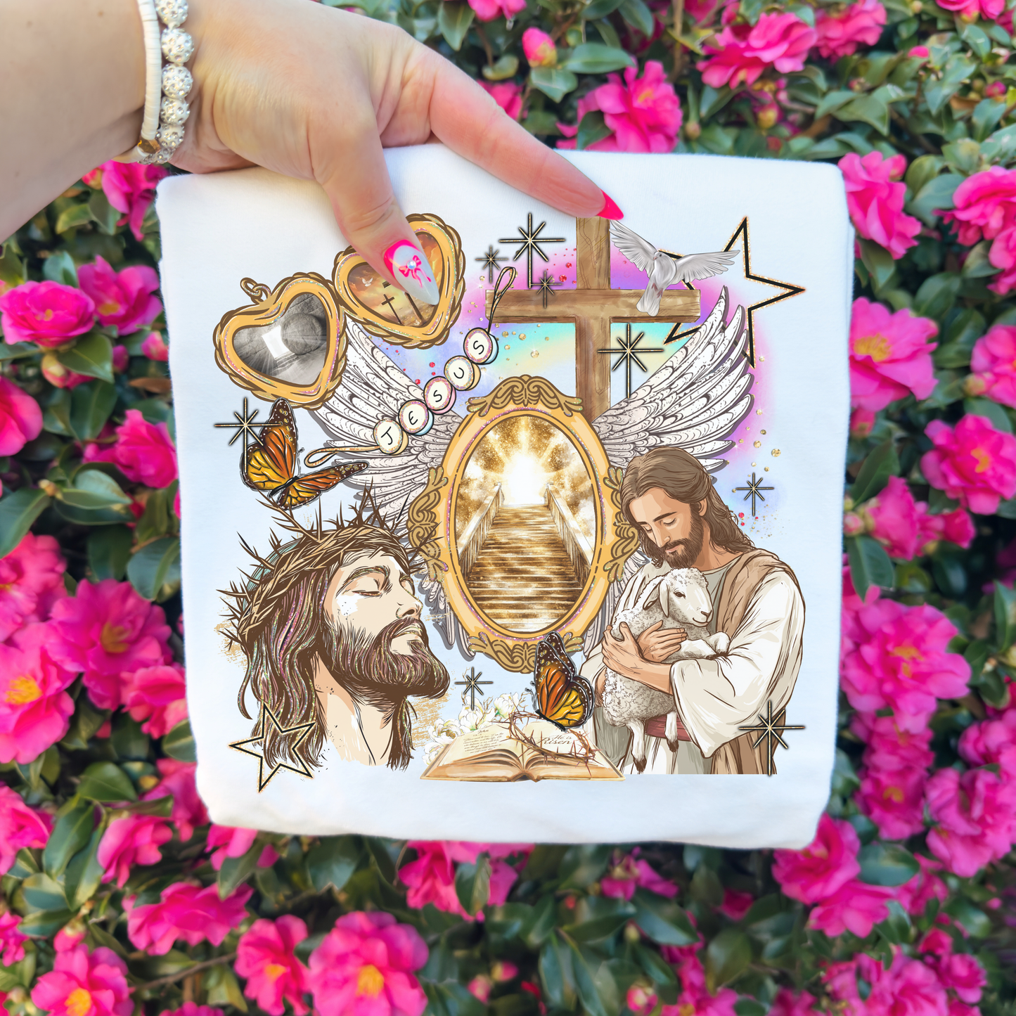 Jesus Locket T-Shirt