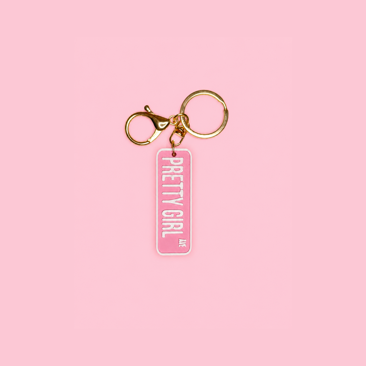 Pretty Girl Ave Keychain