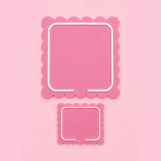 Scalloped Sticky Note Holder